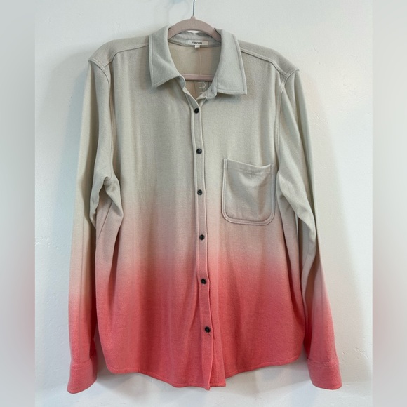 Maurices Tops - NWT Maurices Ombré Long Sleeve Button Down Size 1X